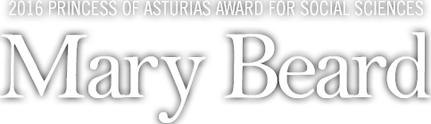 Mary Beard. 2016 Princess of Asturias Award for Social Sciences