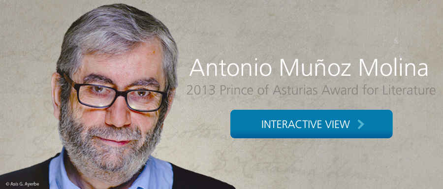 Antonio Muñoz Molina, 2013 Prince of Asturias Award for Literature