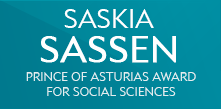 Saskia Sassen. 2013 Prince of Asturias Award for Social Sciences