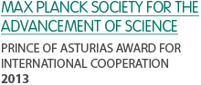 MAX PLANCK SOCIETY FOR THE ADVANCEMENT OF SCIENCE - PRINCE OF ASTURIAS FOR INTERNATIONAL COOPERATION 2013