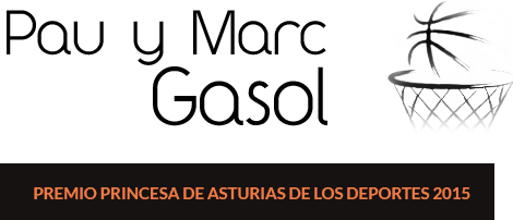 Pau y Marc Gasol. Premio Princesa de Asturias de los Deportes 2015