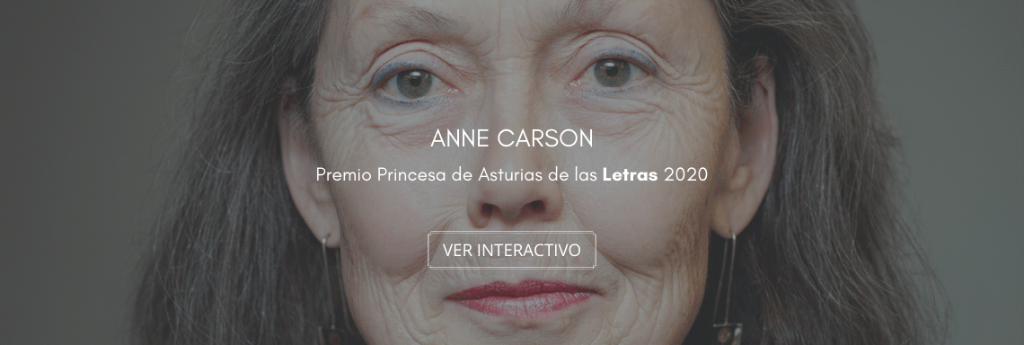 Anne Carson - Premio Princesa de Asturias de las Letras 2020