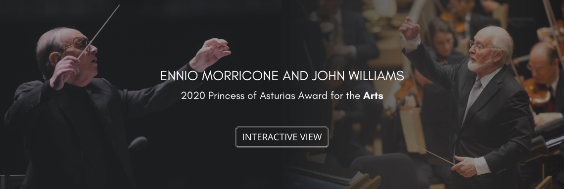 Ennio Morricone and John Williams - 2020 Princess of Asturias Award for the Arts