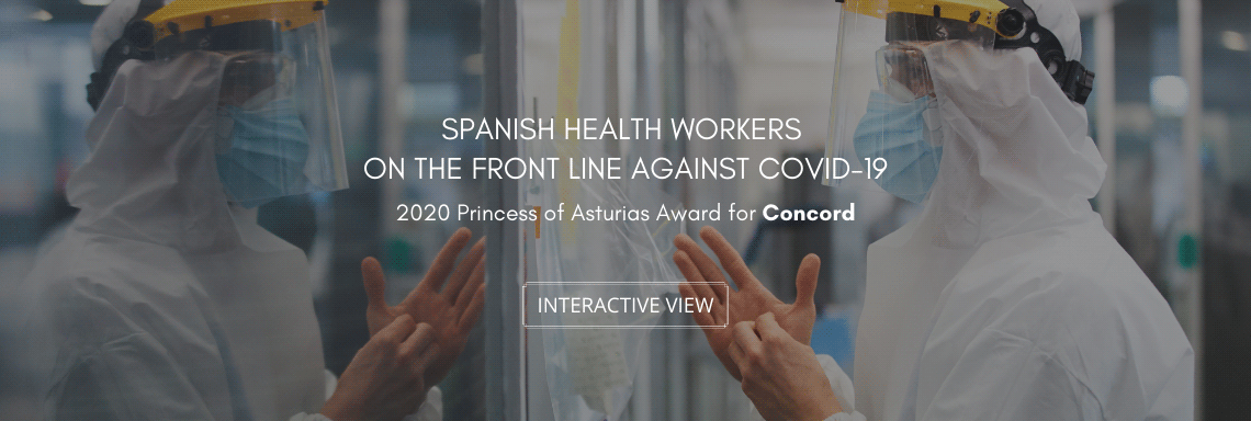 Spanish health workers on the front line against COVID-19 - 2020 Princess of Asturias Award for Concord