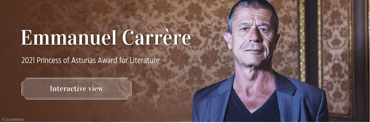 Emmanuel Carrère - 2021 Princess of Asturias Award for Literature