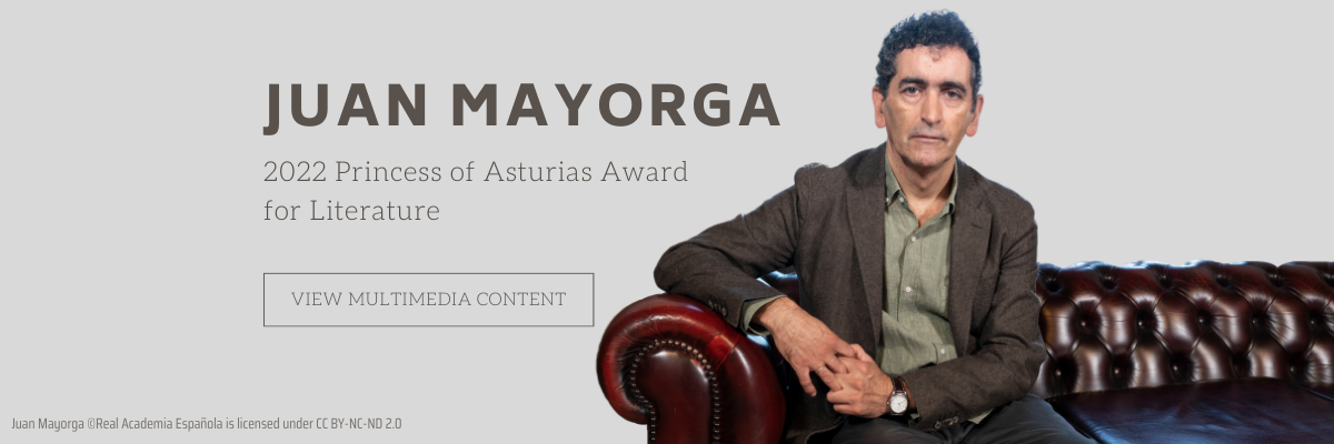 Juan Mayorga - 2022 Princess of Asturias Award for Literature