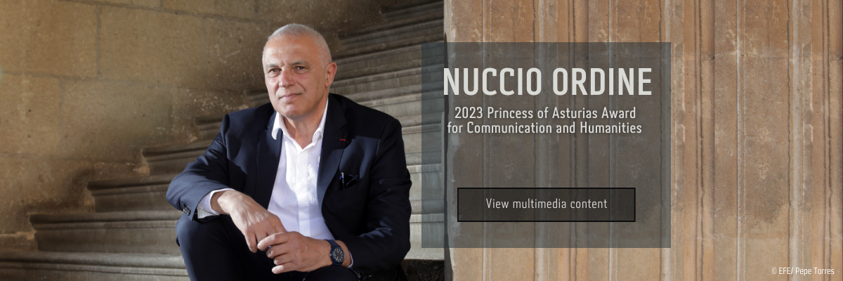 Nuccio Ordine - 2023 Princess of Asturias Award for Communication and Humanities