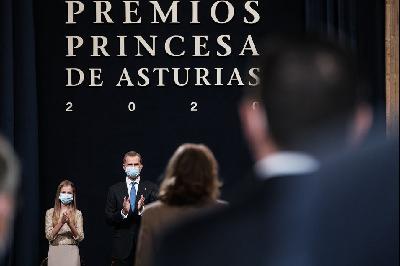Solemne acto de entrega de los Premios Princesa de Asturias 2020
