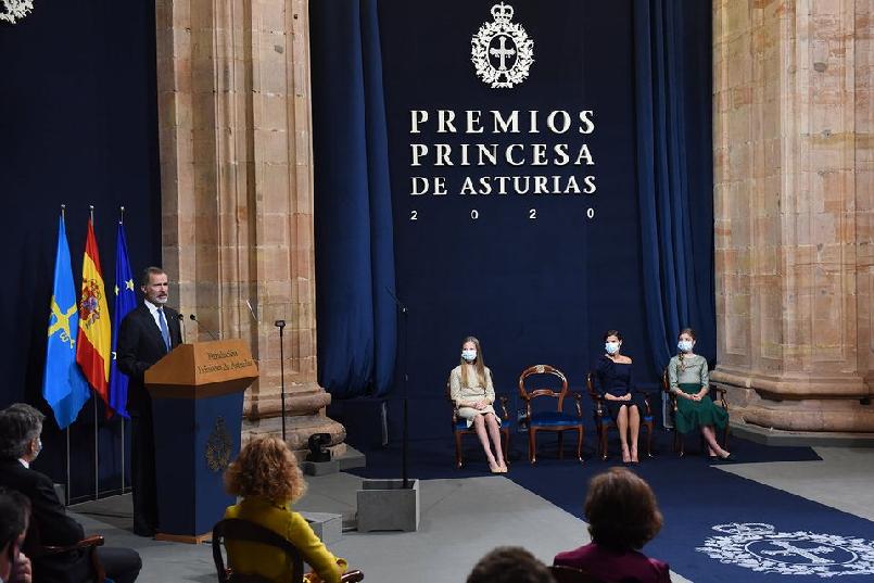 Solemne acto de entrega de los Premios Princesa de Asturias 2020 