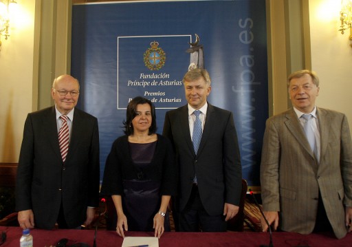 Visit of the Mayors of Berlin to the General Assembly Building of the Principality of Asturias