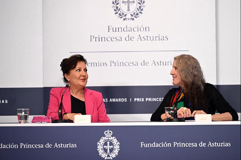 Press conference with Carmen Linares and María Pagés