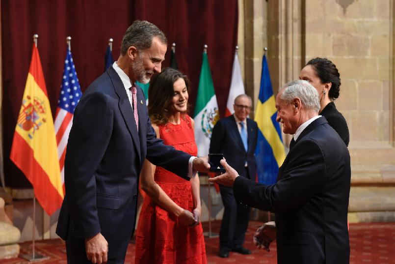 Audience held by TM the King and Queen of Spain with the Laureates