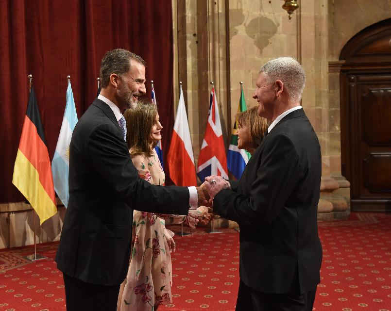Audience held by TM The King and Queen of Spain with the 2017 Laureates