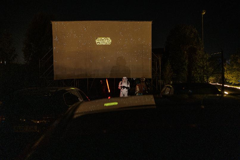 Drive-in Cinema. Star Wars. Episode IV: A new hope 