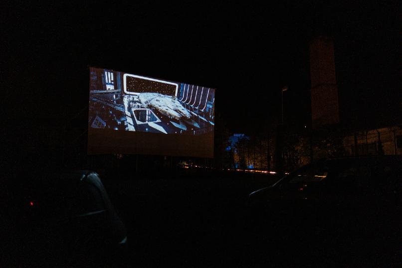 Drive-in Cinema. Star Wars. Episode IV: A new hope 