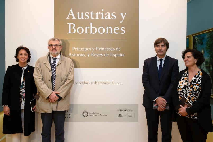 Inauguración de la exposición “Austrias y Borbones: Retratos de Príncipes y Princesas de Asturias, y Reyes de España” en el Museo de Bellas Artes de Asturias