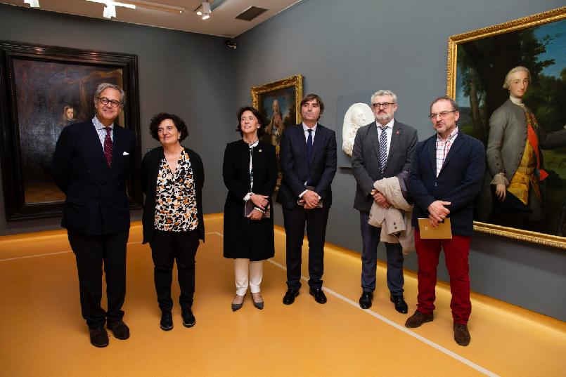 Inauguración de la exposición “Austrias y Borbones: Retratos de Príncipes y Princesas de Asturias, y Reyes de España” en el Museo de Bellas Artes de Asturias