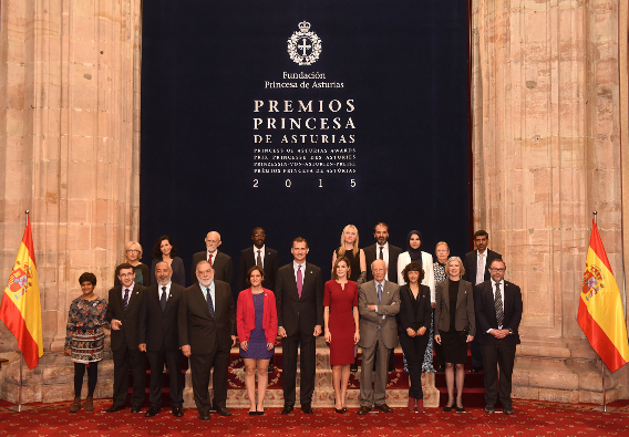 Audiencia de SS.MM. los Reyes de España a los galardonados 2015