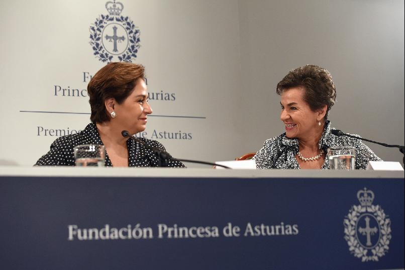 Rueda de prensa de Patricia Espinosa y Christiana Figueres 