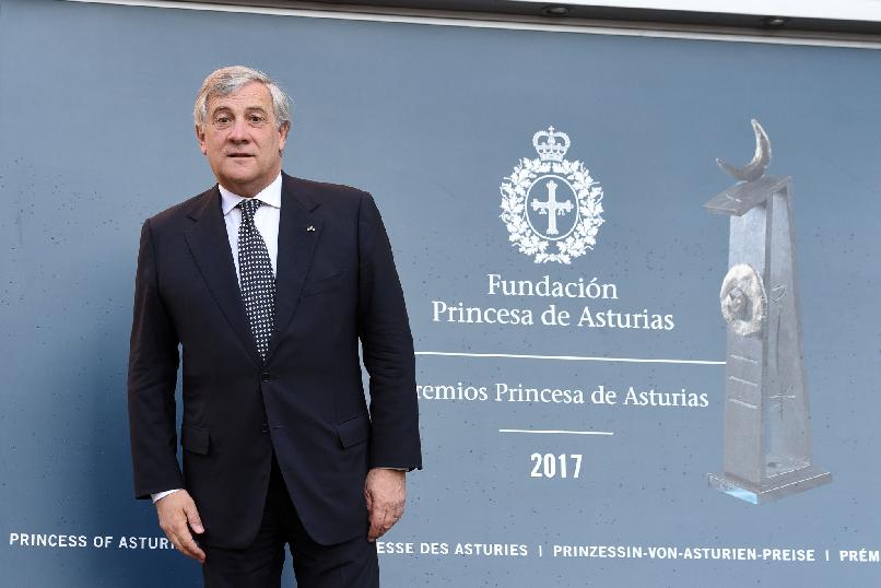 Llegada de Antonio Tajani  