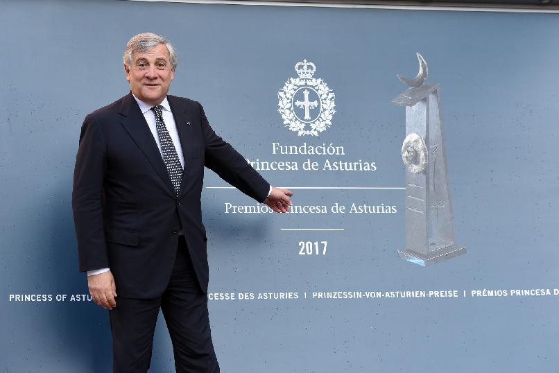 Arrival of Antonio Tajani