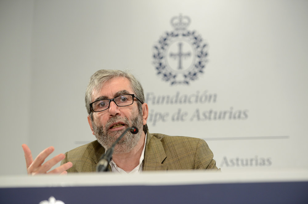 Rueda de prensa de Antonio Muñoz Molina