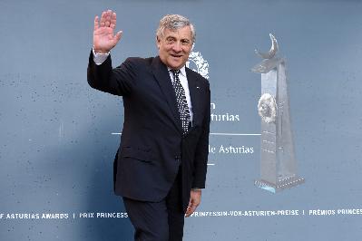 Arrival of Antonio Tajani