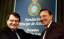 Robert Gallo and Luc Montagnier