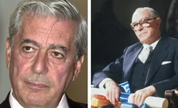 Mario Vargas Llosa y Rafael Lapesa Melgar