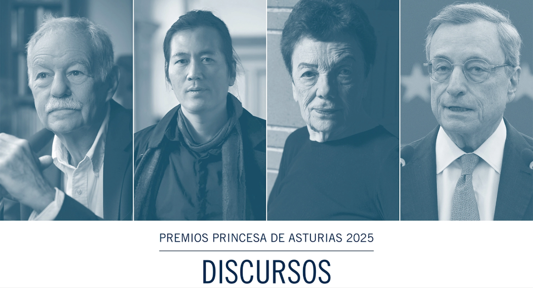 Eduardo Mendoza, Byung–Chul Han, Graciela Iturbide y Mario Draghi pronunciarán discursos en la ceremonia de entrega de los Premios Princesa de Asturias 2025