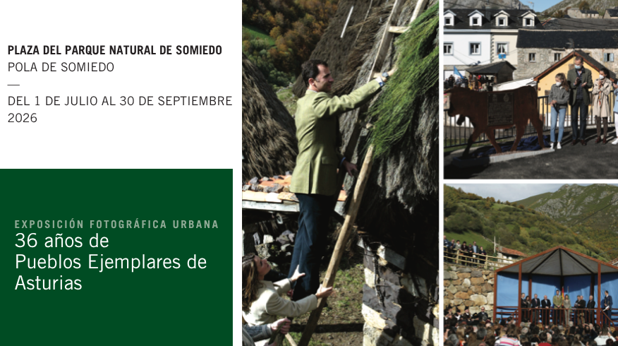 Pola de Somiedo acogerá la exposición fotográfica «36 años de Pueblos Ejemplares de Asturias»