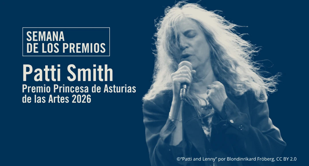 Patti Smith ofrecerá un concierto en Asturias con motivo de la concesión del Premio Princesa de Asturias de las Artes, para conmemorar los 50 años de su primera actuación en España