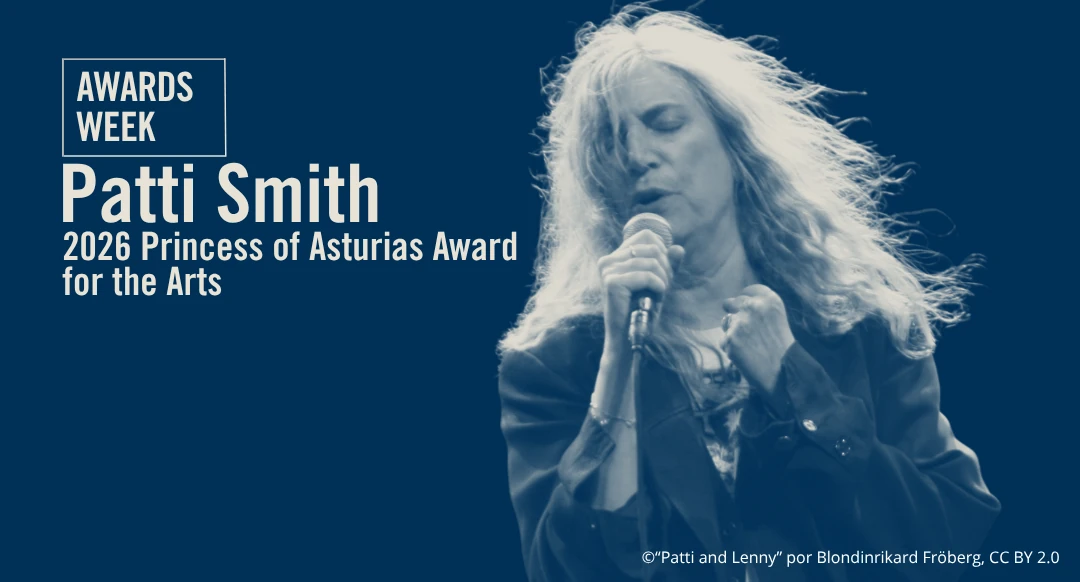 Patti Smith is to give a concert in Asturias to mark de granting of the Princess of Asturias Award for the Arts, commemorating the 50th anniversary of her first performance in Spain