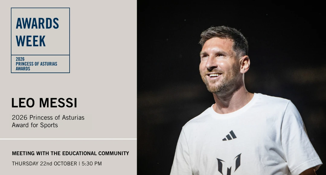 Leo Messi, 2026 Princess of Asturias Laureate for Sports, will meet with the educational community