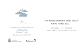 Tickets for the final rehearsal for the 34th Princess of Asturias Awards Concert