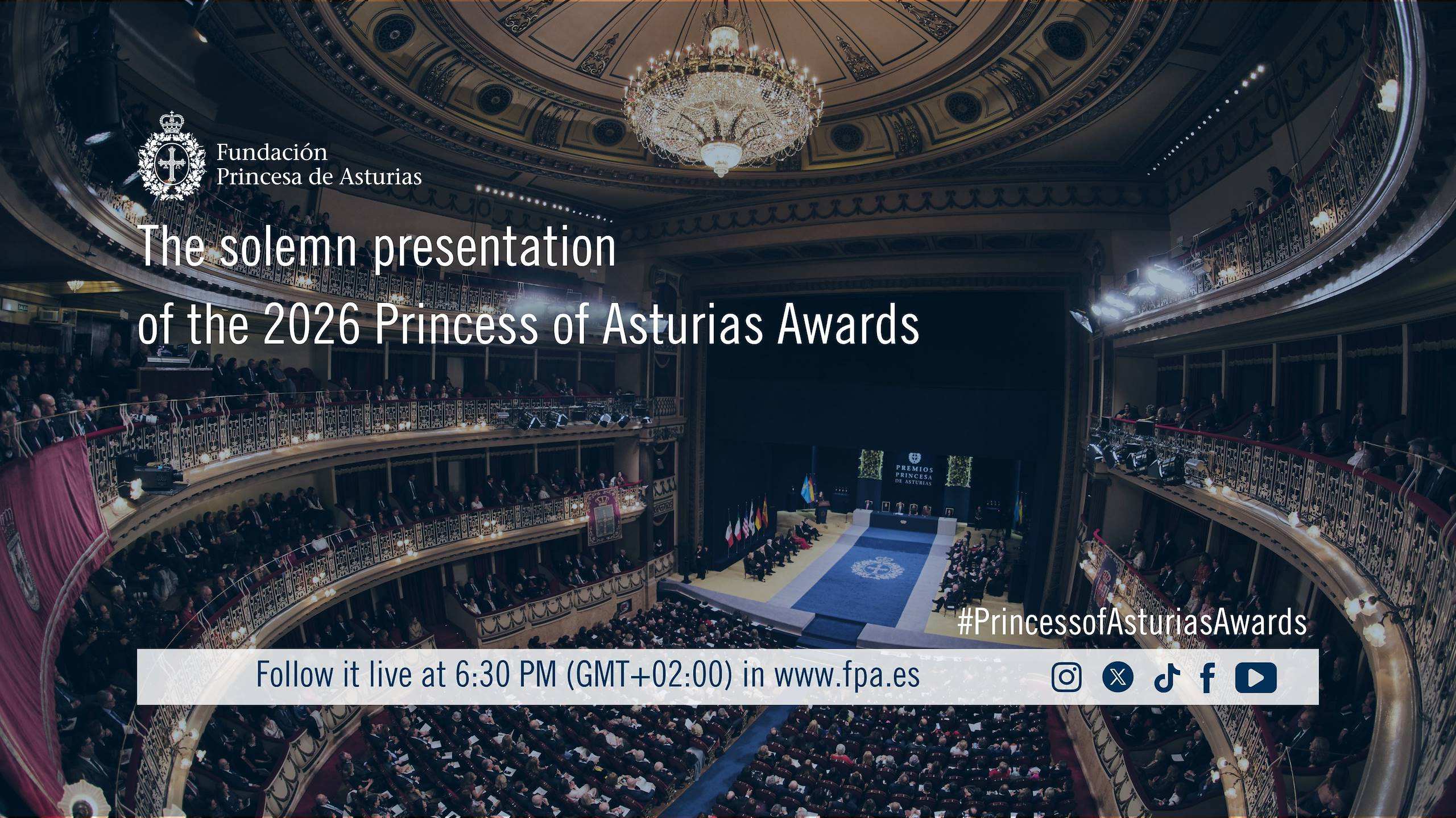 The solemn presentation of the 2026 Princess of Asturias Awards